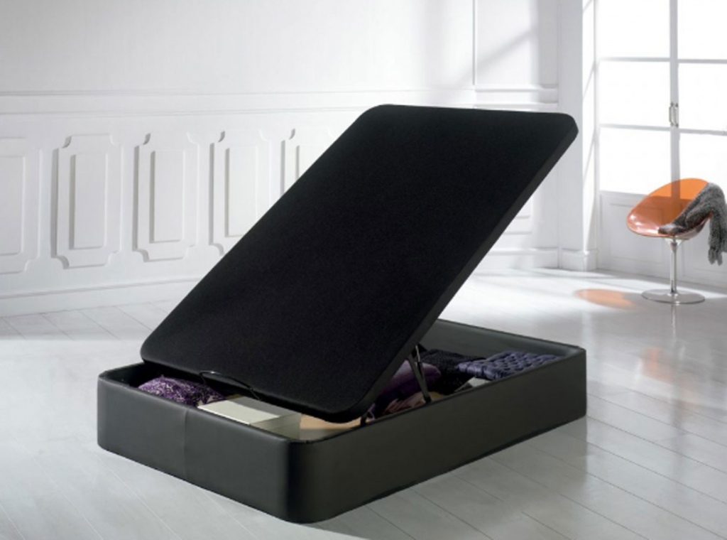 Платформа для кровати из двух частей Calpe (180x190) черная